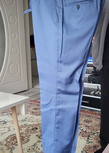 Erkek Mavi Regular takım elbise kına düğün - Görsel 4