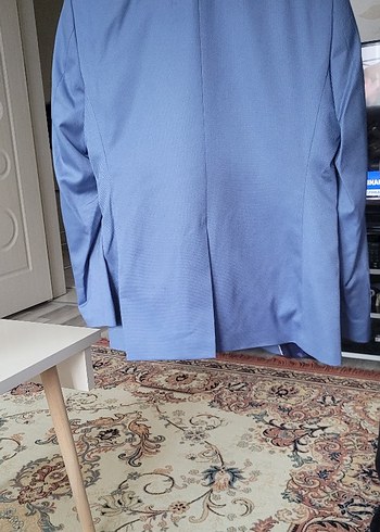 Erkek Mavi Regular takım elbise kına düğün - Görsel 3