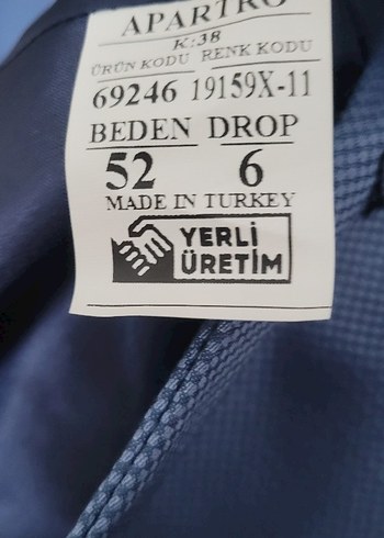 Erkek Mavi Regular takım elbise kına düğün - Görsel 7