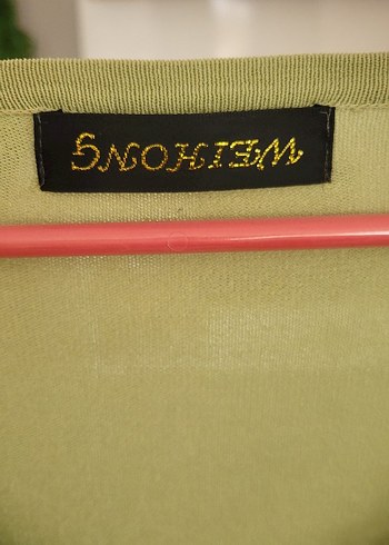 Yeşil V Yaka Payetli bluz - Görsel 3