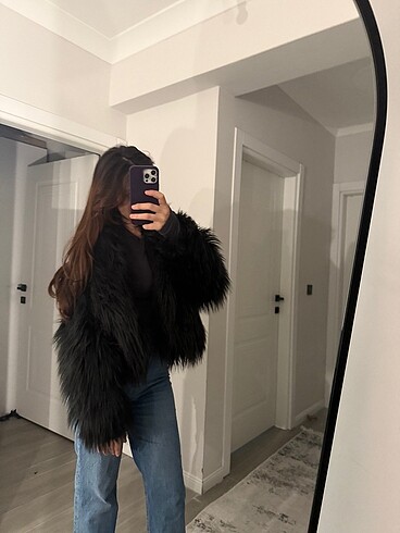 Zara Siyah kürk
