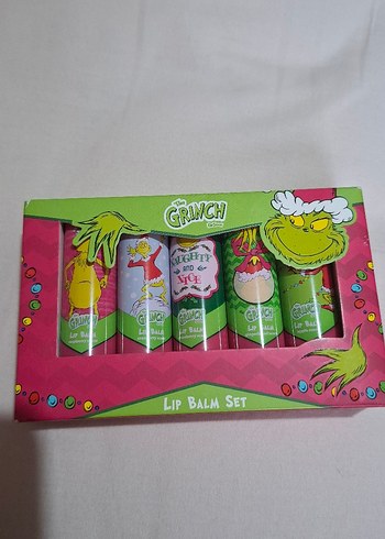 Çok Renkli Grinch Dudak Parlatıcısı Seti - Görsel 2