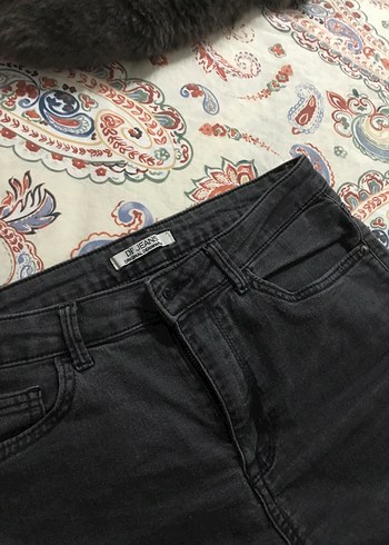 Defacto Gri Mini Denim Şort