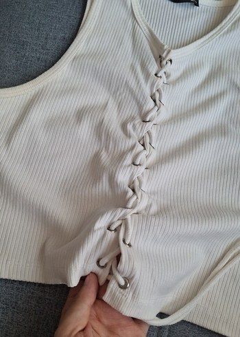 Bershka crop veya buluz