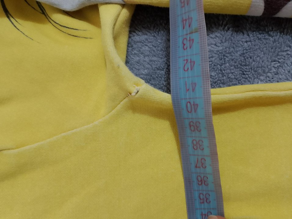 Sarı Kapüşonlu Erkek Çocuk Sweatshirt - Görsel 3