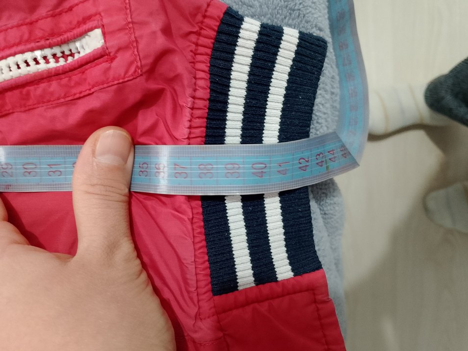 Kırmızı Kapüşonlu Erkek Çocuk Fermuarlı Ceket - Görsel 3