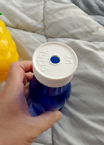 Renkli Mavi pipetli bardak - Görsel 2