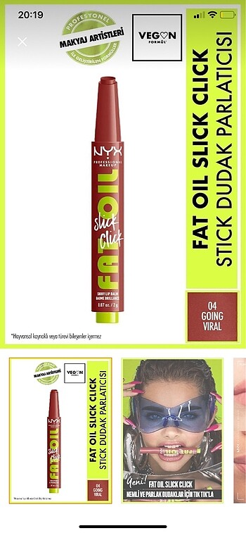 NYX Nyx fat oil 04