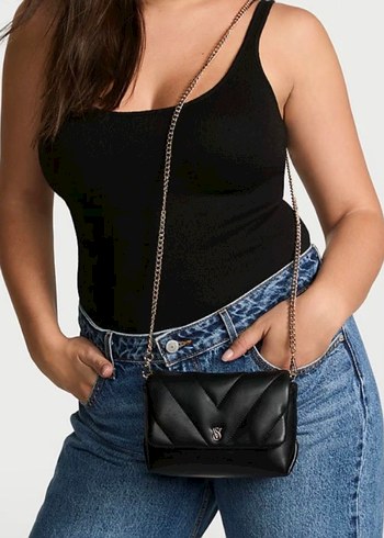 Victorias Secret Siyah Zincir Askılı Kadın çanta