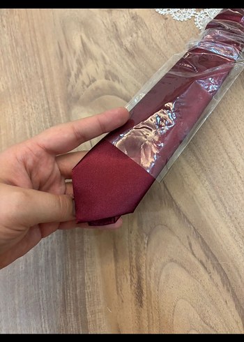 Bordo kravat - Görsel 4