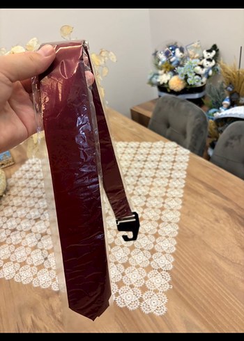 Bordo kravat - Görsel 2