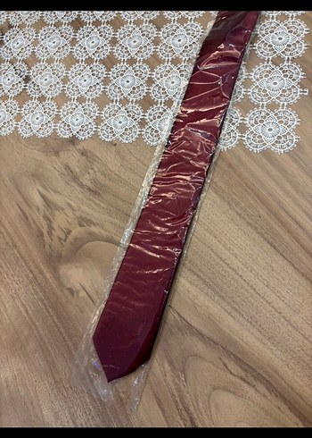 Bordo kravat - Görsel 3