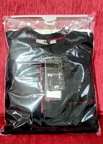 Erkek 4 Mevsim %100 Pamuk Alt üst Pijama Takımı Sıfır L Beden - Görsel 3