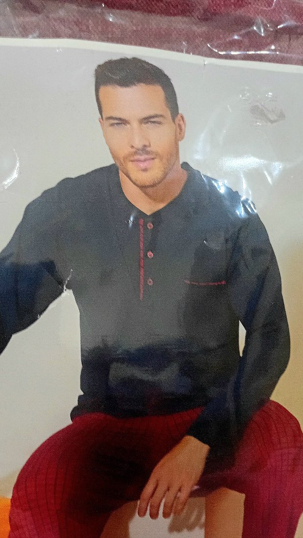 Erkek 4 Mevsim %100 Pamuk Alt üst Pijama Takımı Sıfır L Beden - Görsel 5