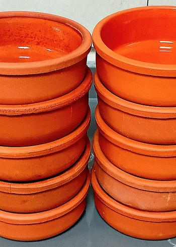 Turuncu Seramik Renkli Kase Seti - Görsel 5