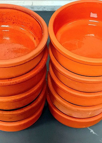 Turuncu Seramik Renkli Kase Seti - Görsel 6