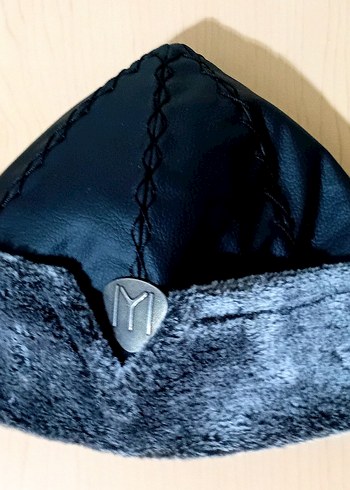 BÖRK ŞAPKA DERİ KÜRKLÜ SIFIR - Görsel 2