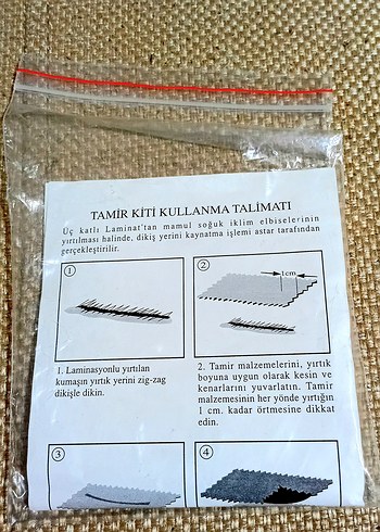 Mont , Elbise Tamir Kiti. ALICISINA ŞİMDİDEN HAYIRLI OLSUN. - Görsel 2