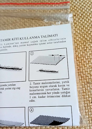 Mont , Elbise Tamir Kiti. ALICISINA ŞİMDİDEN HAYIRLI OLSUN. - Görsel 4