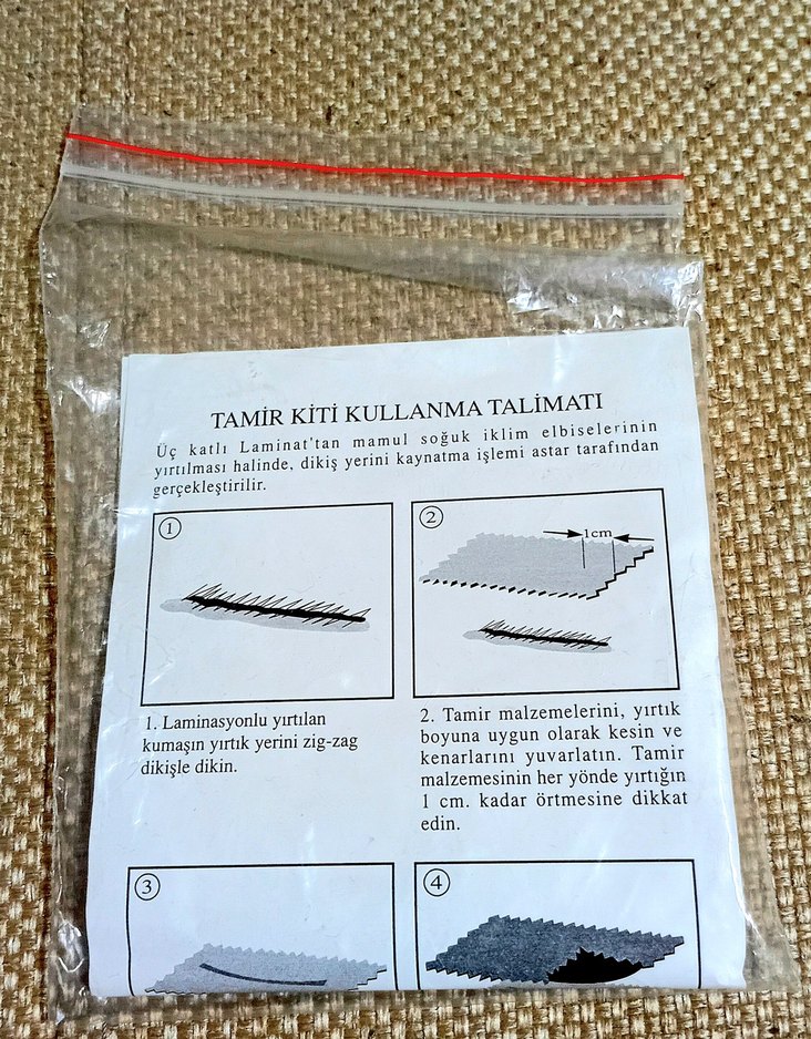 Mont , Elbise Tamir Kiti. ALICISINA ŞİMDİDEN HAYIRLI OLSUN. - Görsel 2