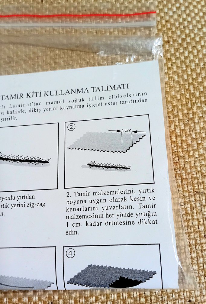 Mont , Elbise Tamir Kiti. ALICISINA ŞİMDİDEN HAYIRLI OLSUN. - Görsel 4