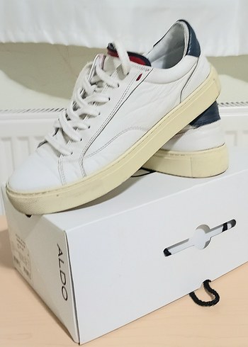 ALDO MARKA ÖMÜRLÜK KALİTEDE DERİ ERKEK SPOR AYAKKABI 41 NUMARA - Görsel 2