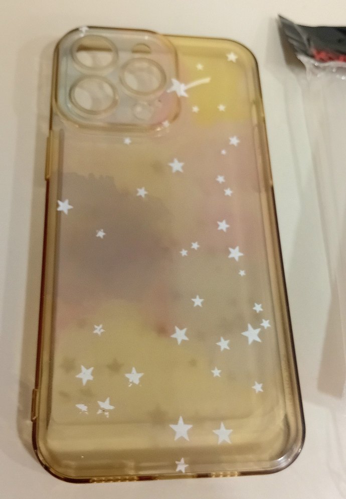 KVK Privacy şeffaf telefon kılıfı, iPhone 14 Pro Max için mor - Görsel 3