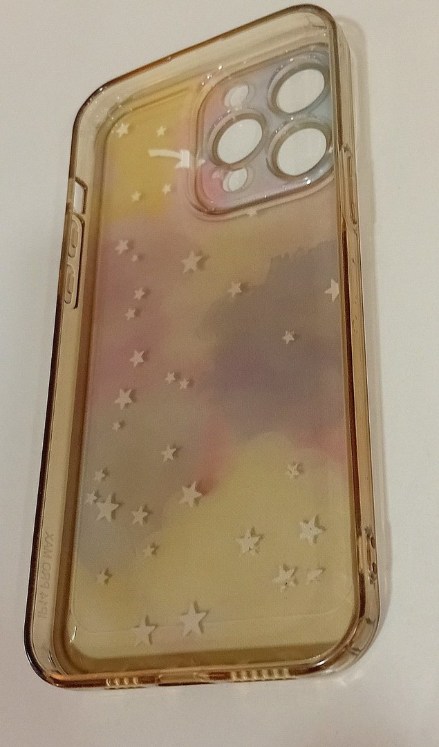 KVK Privacy şeffaf telefon kılıfı, iPhone 14 Pro Max için mor - Görsel 4