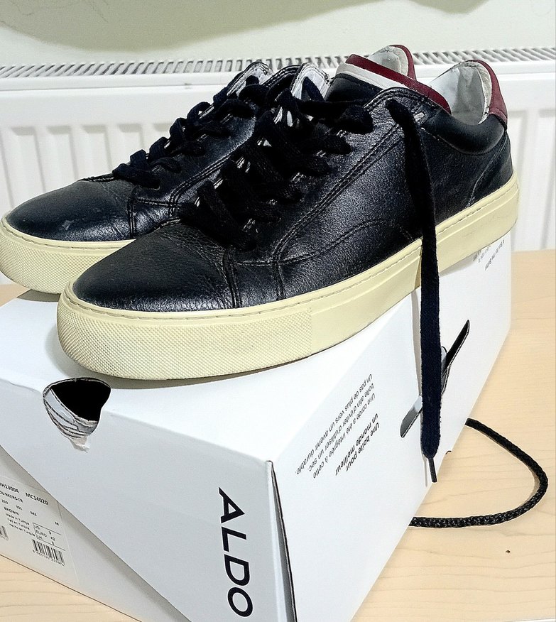 Siyah Bağcıklı Kadın Spor Ayakkabı - Görsel 5