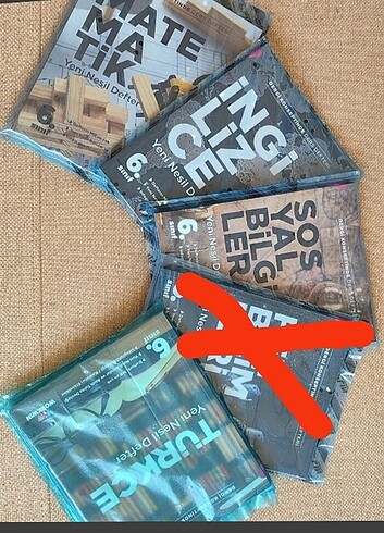 6.cı Sınıf Kaynak Kitapları 4 lü Set. Okul değişikliğinden dolay - Görsel 2