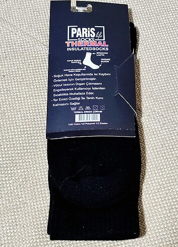 KALİTELİ PARİS TERMAL HAVLU KALIN KIŞLIK ÇORAP. ALICISINA ŞİMDİD - Görsel 10