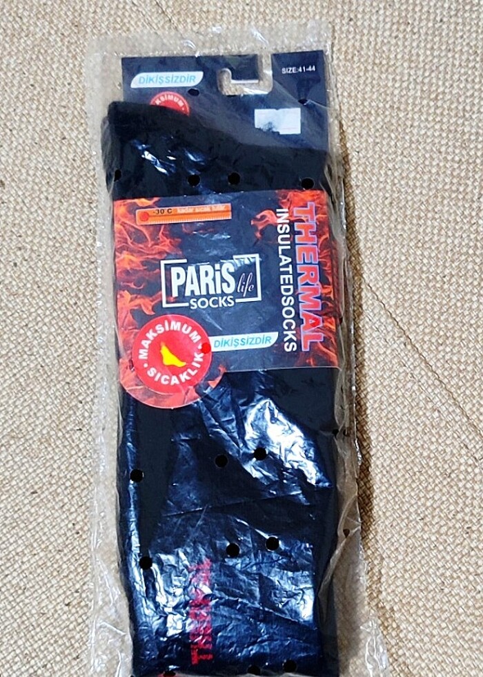 KALİTELİ PARİS TERMAL HAVLU KALIN KIŞLIK ÇORAP. ALICISINA ŞİMDİD - Görsel 4