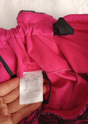 5 Yaş Beden pembe Renk Kız Çocuk Pembe Volanlı Desenli Etek