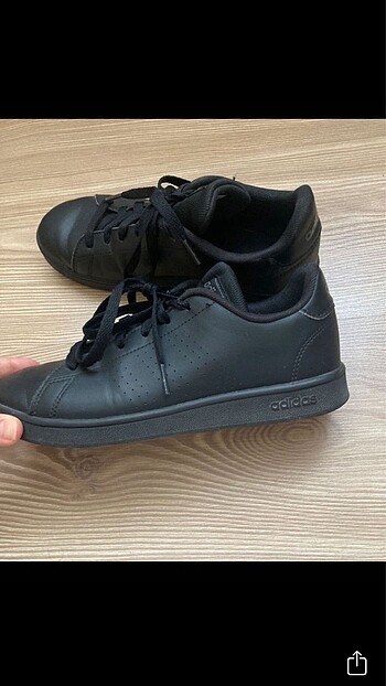 Adidas 36 numara siyah ayakkabı