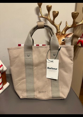 Barbour olivia tote bag Bej Keten Kadın Tote Çanta - Görsel 2