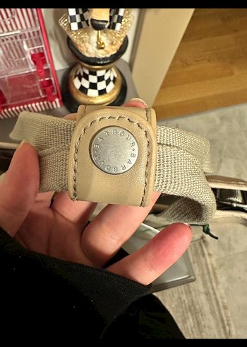 Barbour olivia tote bag Bej Keten Kadın Tote Çanta - Görsel 3