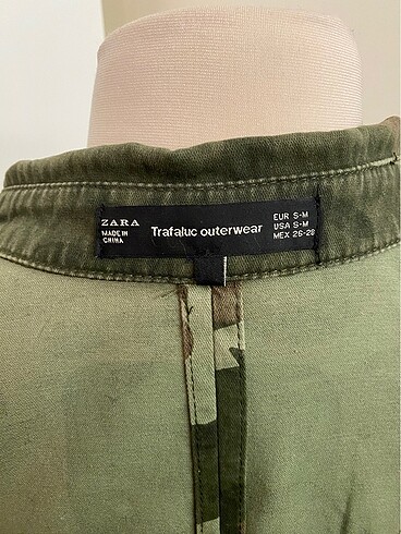 Zara kamuflaj ceket - Görsel 7