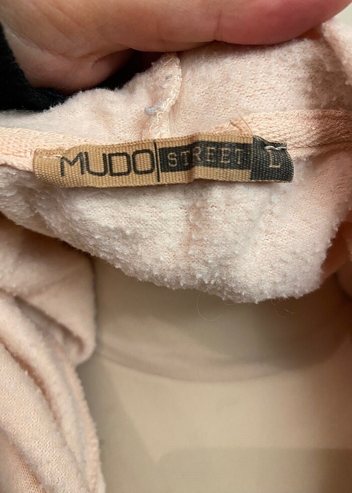 Mudo pudra pembe sweatshirt - Görsel 4