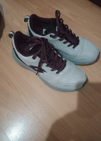 Lacivert Gri Bağcıklı Kadın Spor Ayakkabı