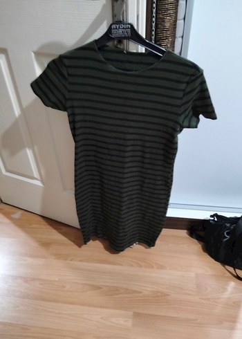 Siyah Kısa Kollu Hamile Tişörtü - Görsel 2