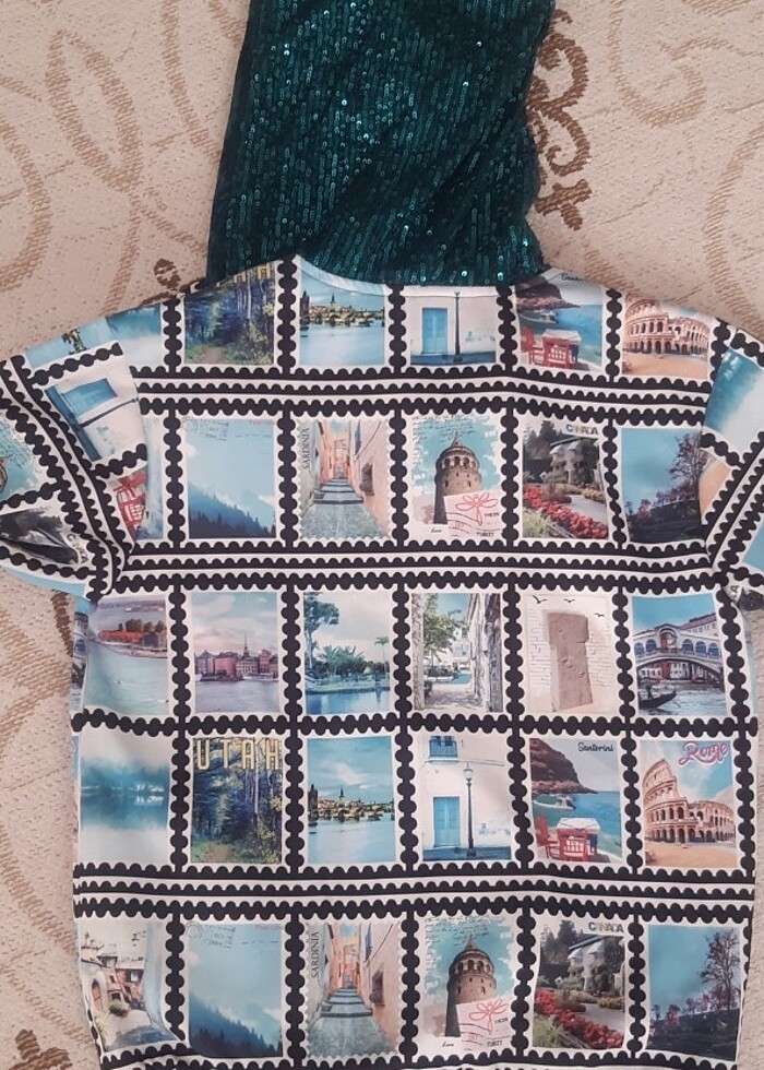 Tyess Kapüşonlu ceket yeşil - Görsel 2