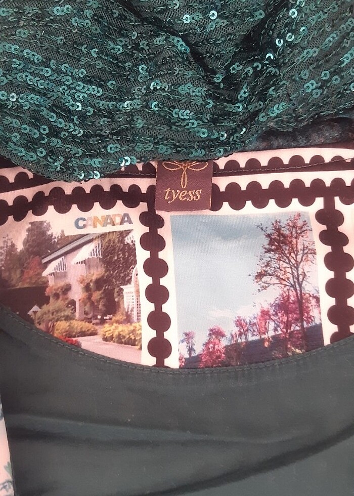 Tyess Kapüşonlu ceket yeşil - Görsel 4