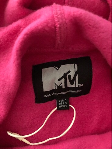 s Beden Stradıvarıus MTV PEMBE SWEATSHİRT