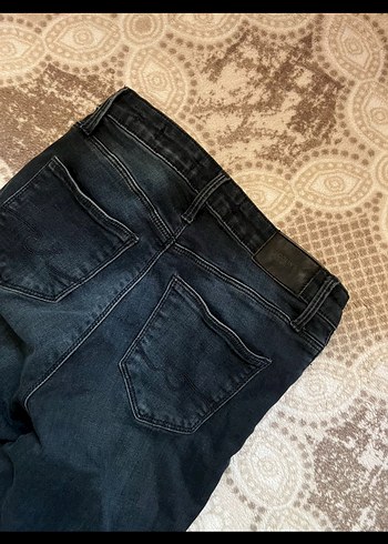 s Beden Kadın Lacivert Dar Kesim Denim Pantolon