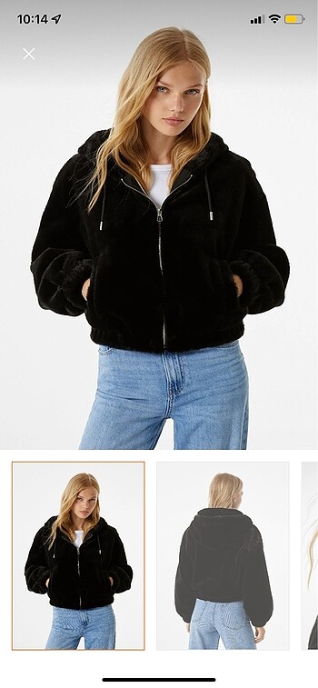 Bershka Peluş Mont