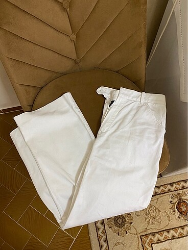 Massimo Dutti Beyaz Pantolon