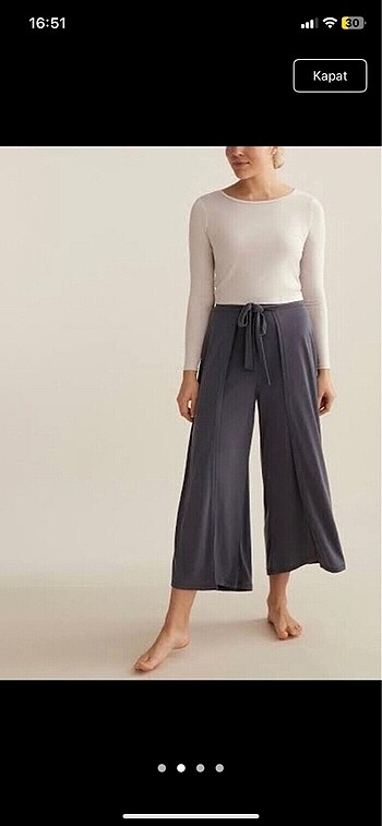 Oysho Oysho Bağlamalı Modal Pantolon