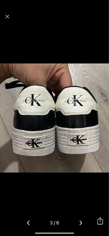 36 Beden Calvin klein ayakabı
