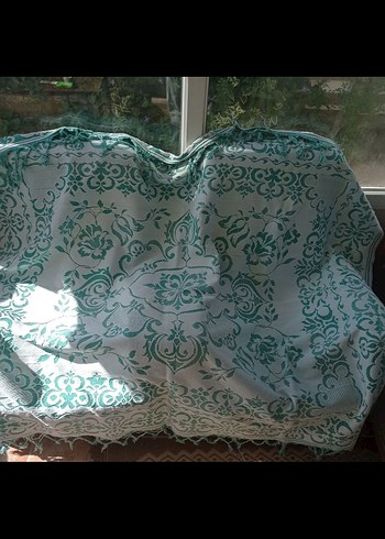 El dokuması pike yatak örtüsü - Görsel 2