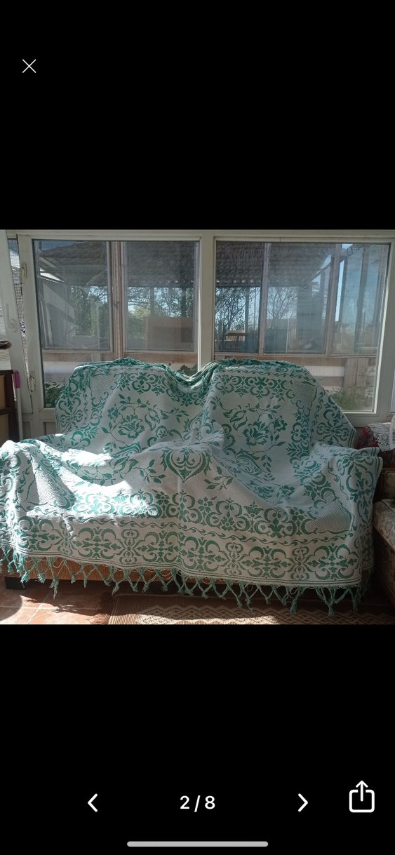 El dokuması pike yatak örtüsü - Görsel 4